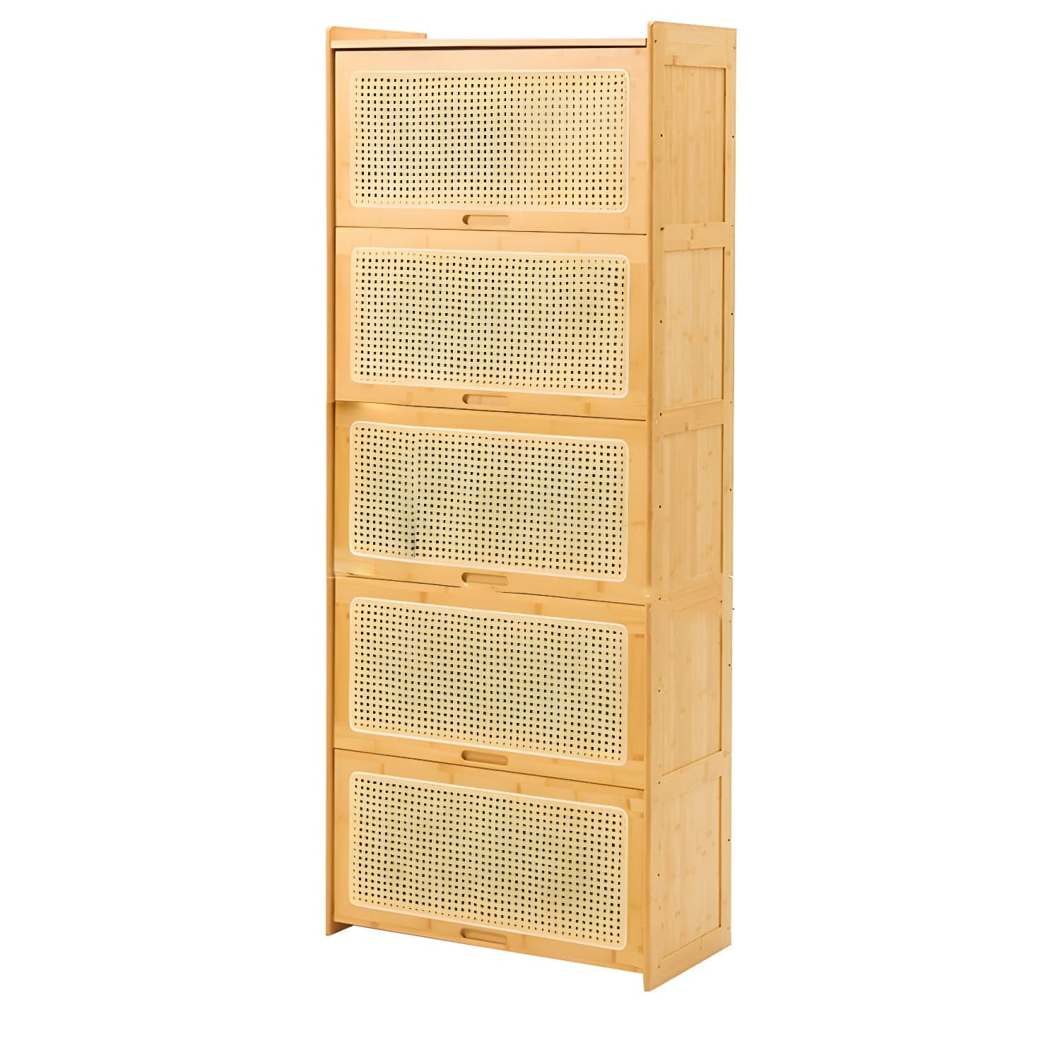 Minimalistic Solid Wood Accent Cabinet Rectangle Storage Cabinet thumbnail 7