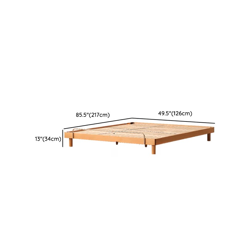 Natural Color Solid Color Tatami Bed for Bedroom thumbnail 7