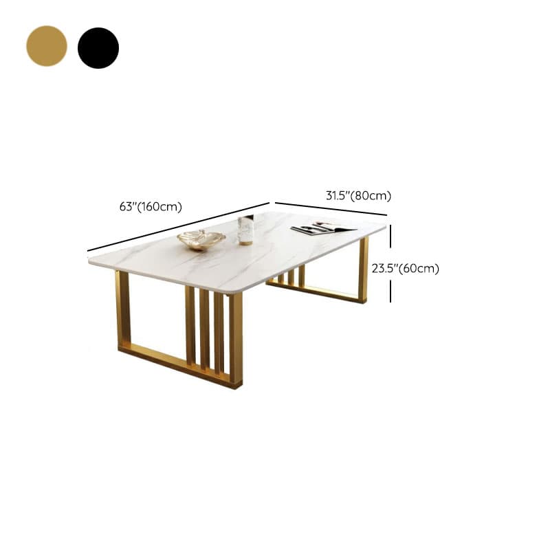 Lavish/Mission Style White Sintered Stone Geometric Figure Single Side Table with Sledge Base thumbnail 9