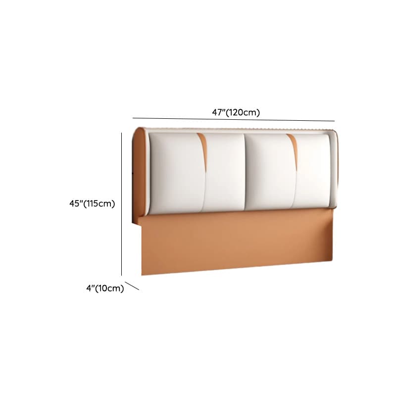 Minimalist Rectangle Timber Panel With Legs & Sponge Cushion for King(76"W x 80"L)/Queen(60"W x 80"L)/Full(54"W x 75"L) Bed, Standard（36-55“） thumbnail 11