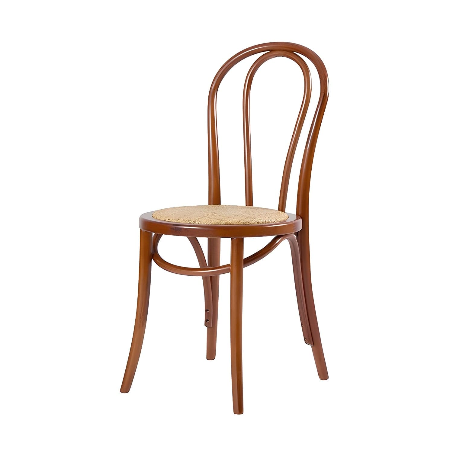 Modern Open Back Side Chair with Beech Wood Legs for Kitchen & Dining - Non-Upholstered thumbnail 10