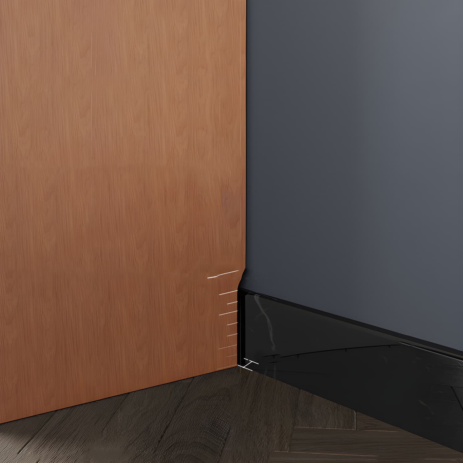 Contemporary Wood Wardrobe Armoire Freestanding Adjustable Shelves Wardrobe with Drawers thumbnail 9