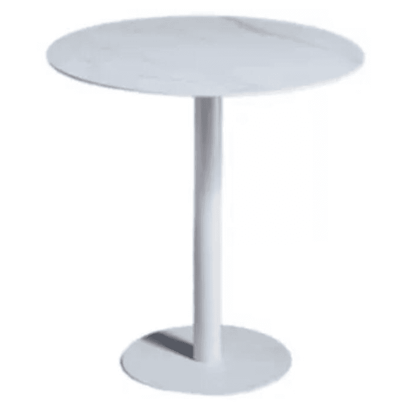 Circular-shaped/Square Standard Height Dining Table for 2 People with Fixed Table Top in a Minimalist Style thumbnail 12