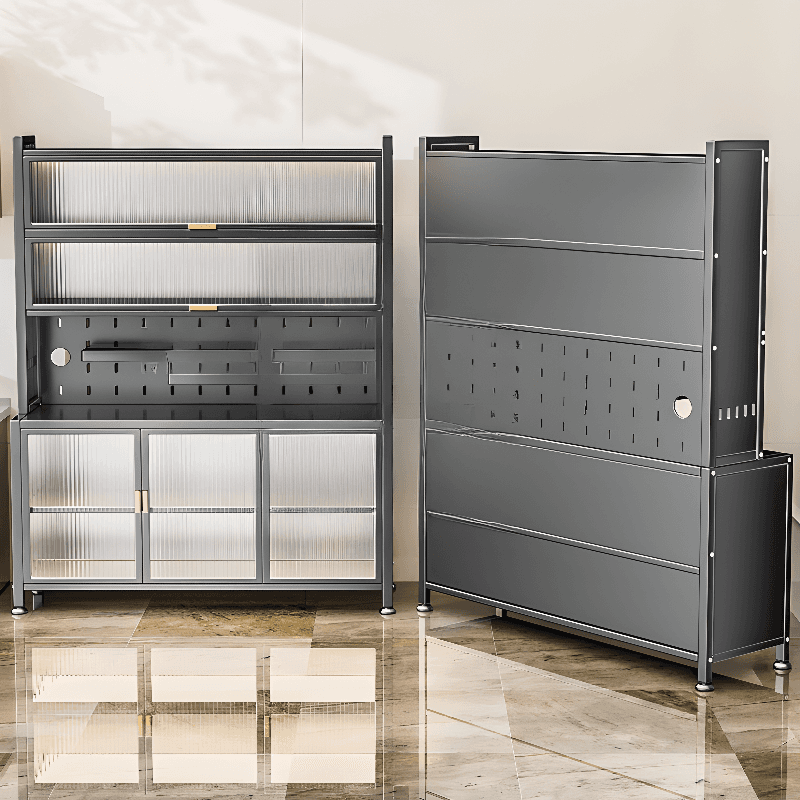 Modern Alloy Kitchen Storage, Alterable Shelf & Functional Storage Cabinet, 4 Doors/3 Doors/5 Doors, Standard thumbnail 4