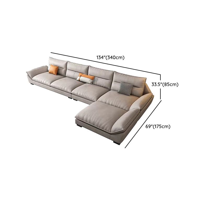 Functional L-Shape/Straight Sofa Couch/Sofa Recliner for Parlor with Reversible/Horizontal Orientation and Concealed Support thumbnail 20