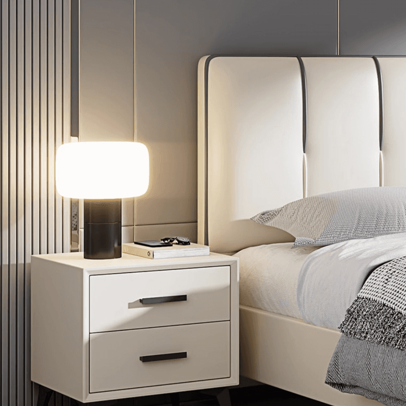 Modish Panel Headboard in Pine Wood with No Distressing, Rectangle Shape for Queen/Full/Twin XL Bed, Featuring Sponge Upholstery and Standard Height thumbnail 9