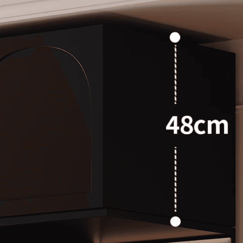 Modern Lumber Independent Wardrobe Armoire with Soft Close Drawer, Soft Close Door, and Interior Shelves - image 5
