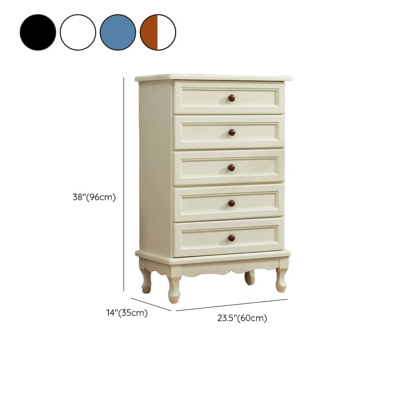 Traditional Solid Wood Dressers with Self Close Drawers in Compact Size - image 15