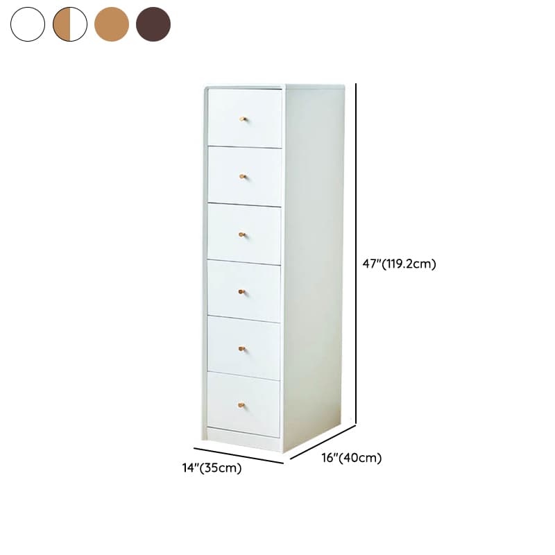 Minimalist Natural Wood Bachelor Chest with 6 Drawers, Vertical Orientation thumbnail 25