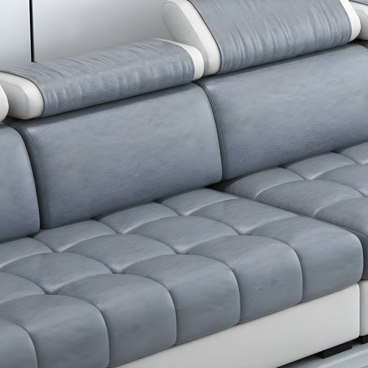Contemporary L-Shaped Sectional Sofa with Adjustable Pillows and Storage thumbnail 13