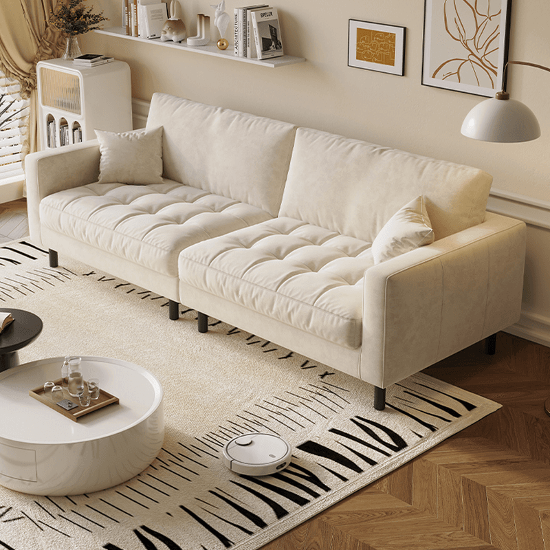 Tear Resistant Standard Sofa with Pu Upholstery in Grey/Light Green/Auburn thumbnail 12