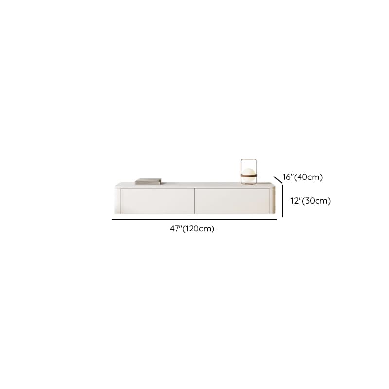 Ivory Rectangular Wall-supported TV Stand with 6 Drawers/5 Drawers thumbnail 33