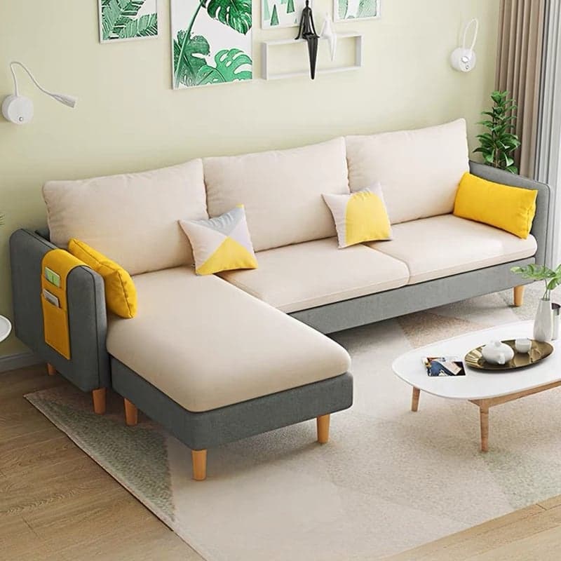 Modern L-Shape Reversible Sofa Recliner with Pine Frame and Storage thumbnail 10