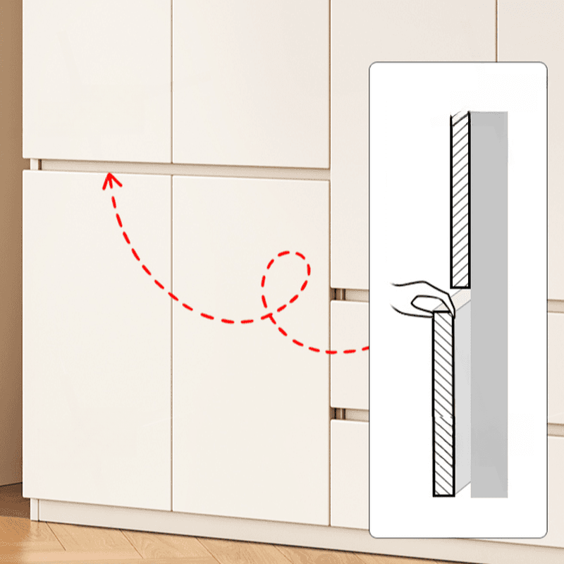 Modish Manufactured Wood Independent Armoire Cabinet with Soft Close Drawer, Soft Close Door, Interior Shelves, and Clothing Rod thumbnail 6
