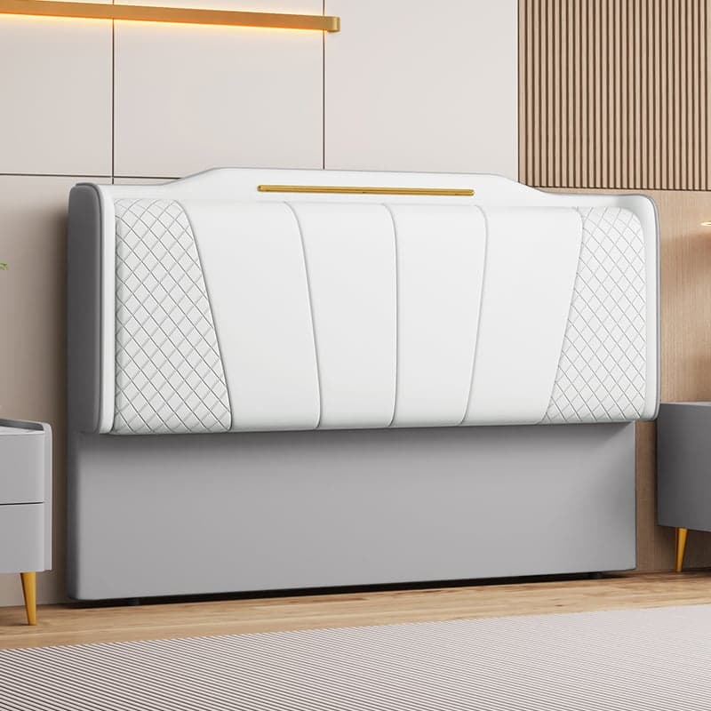 Casual Camelback Wood Panel With Legs & Sponge Cushion for Queen(60"W x 80"L)/Full(54"W x 75"L)/Twin(38"W x 75"L) Bed, Standard（36-55“） thumbnail 8