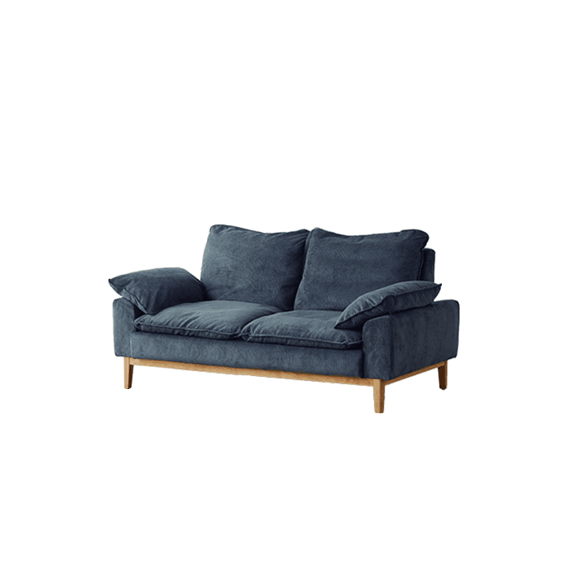Contemporary Seats 2/1 Person Straight/L-Shaped Horizontal Left Sofa Couch /Chaise with Natural Wood Frame thumbnail 12