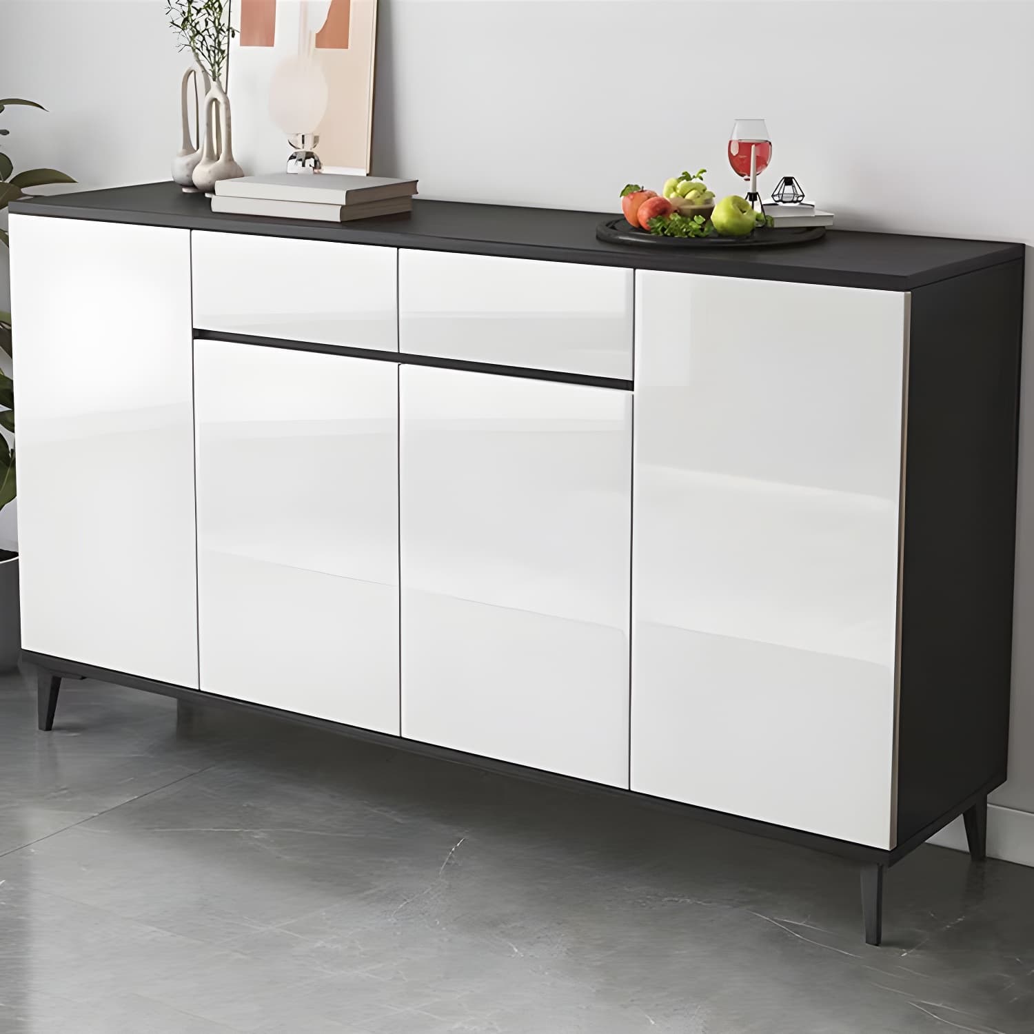 Contemporary Sideboard Cabinet with Drawer and Door for Living Room thumbnail 5