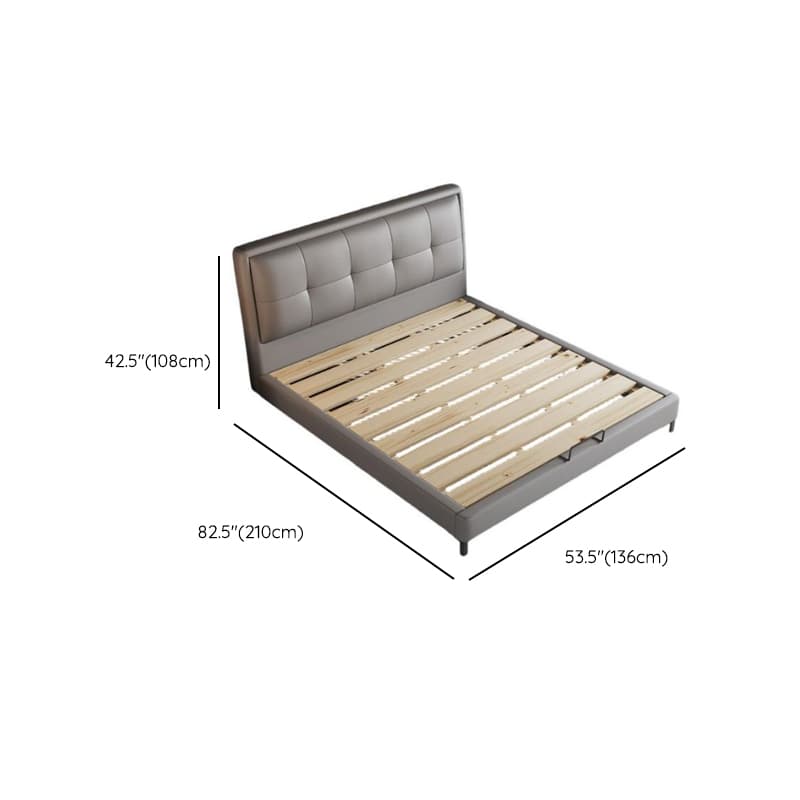 Light Gray Solid Color Storage Bed with Pine Wood Frame and Button-tufted Design for Living Room thumbnail 8