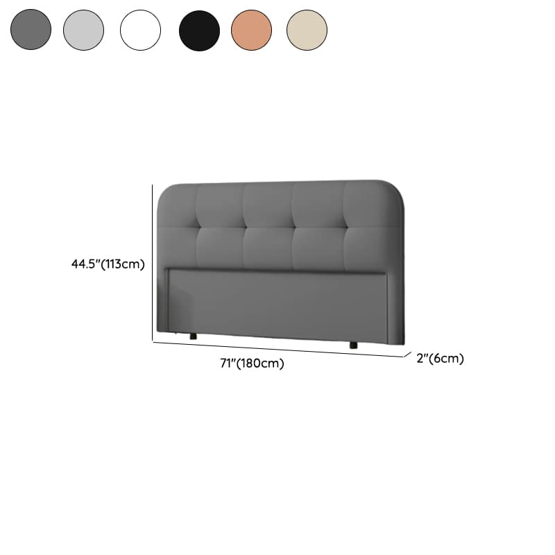 Modern Simple Style Panel Headboard with No Distressing, Piled Tufted Rectangle Design for King/Queen/Twin XL Bed, Featuring Sponge Upholstery and Standard Height thumbnail 15