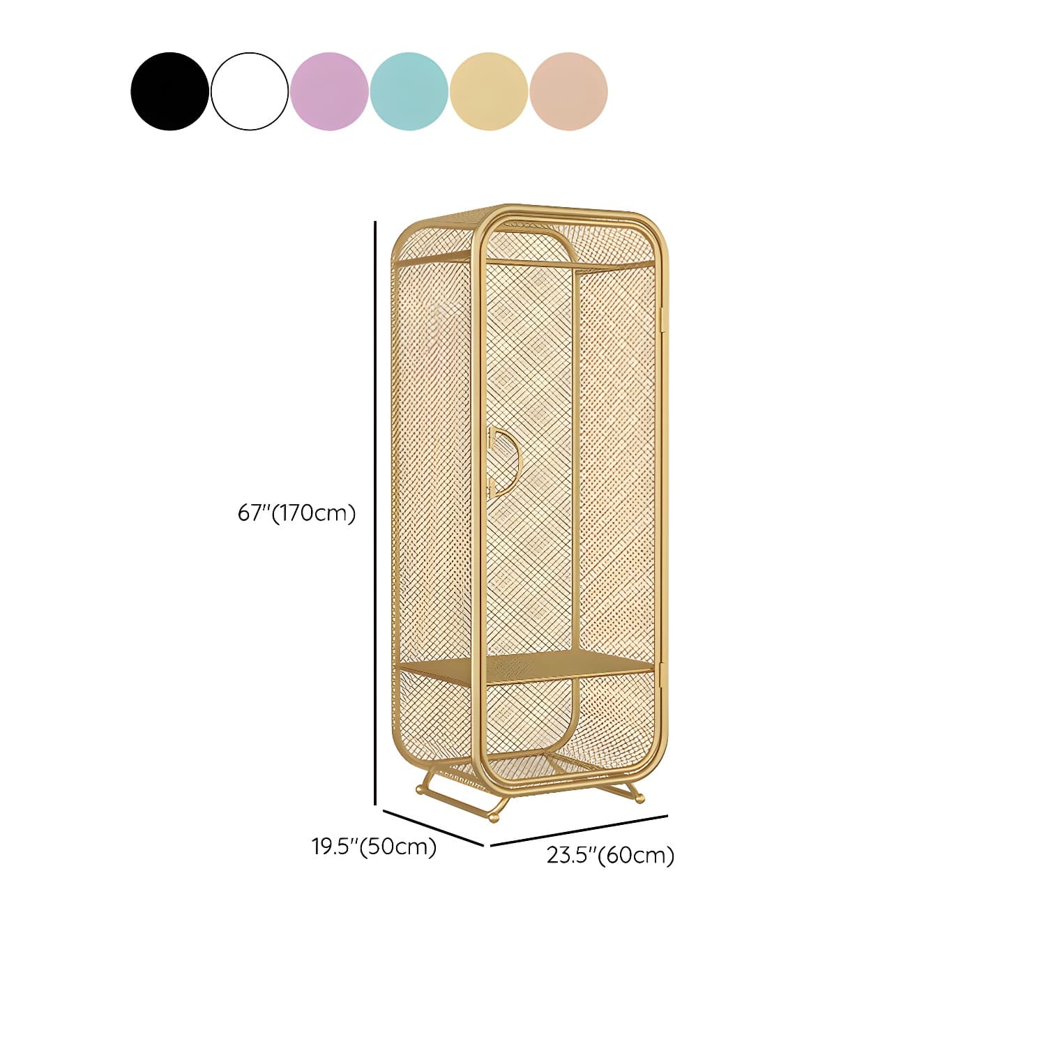 Contemporary Wardrobe Closet Metal Wardrobe Cabinet for Bedroom thumbnail 19