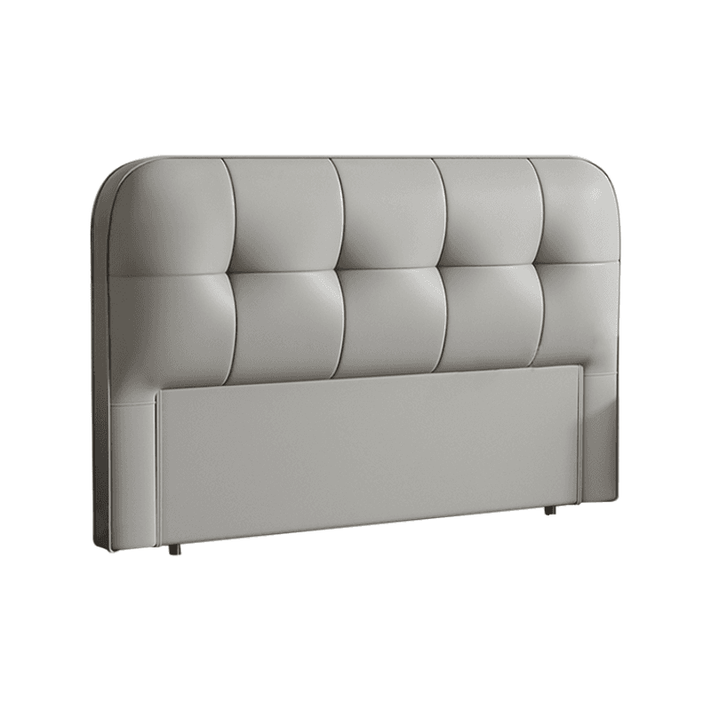 Simplistic Style Panel Headboard with No Distressing, Piled Tufted Rectangular Shape for King/Queen/Full Bed, Featuring Sponge Upholstery Fill and Standard Height thumbnail 8