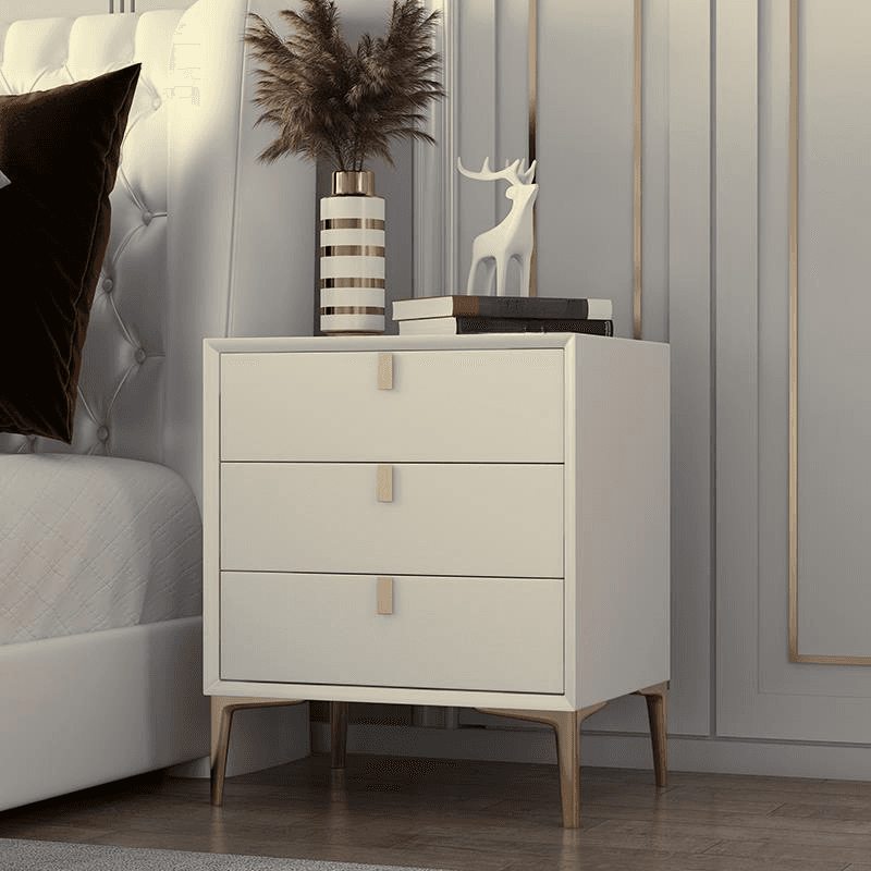 Modern Lumber Nightstand With Drawer Storage & Leg, 3 Drawers/2 Drawers thumbnail 22