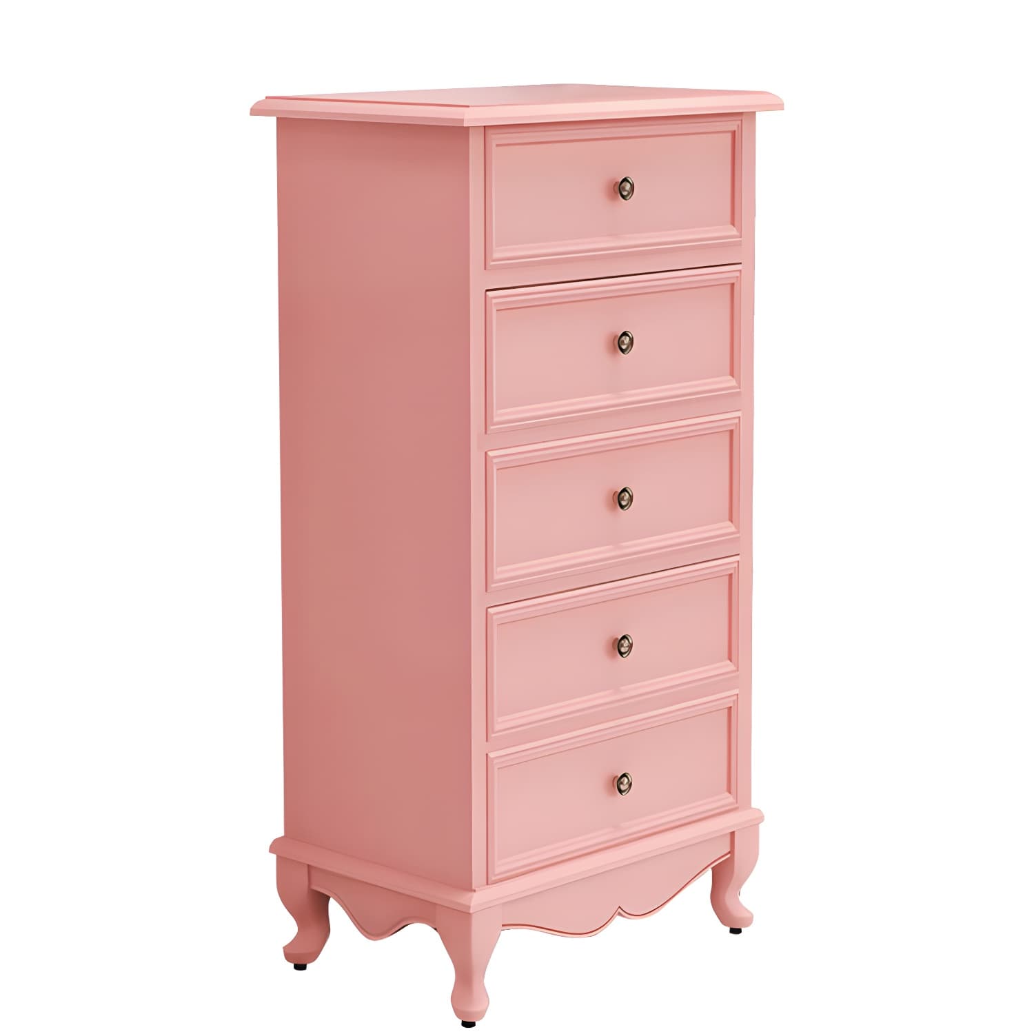 Bedroom Storage Chest Wooden Nautical Vertical Chest with Drawers thumbnail 14