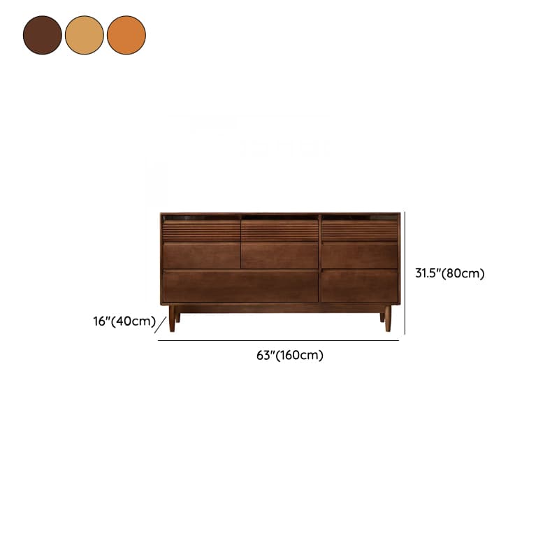 Minimalist Cube Double Dresser in Natural Wood thumbnail 36