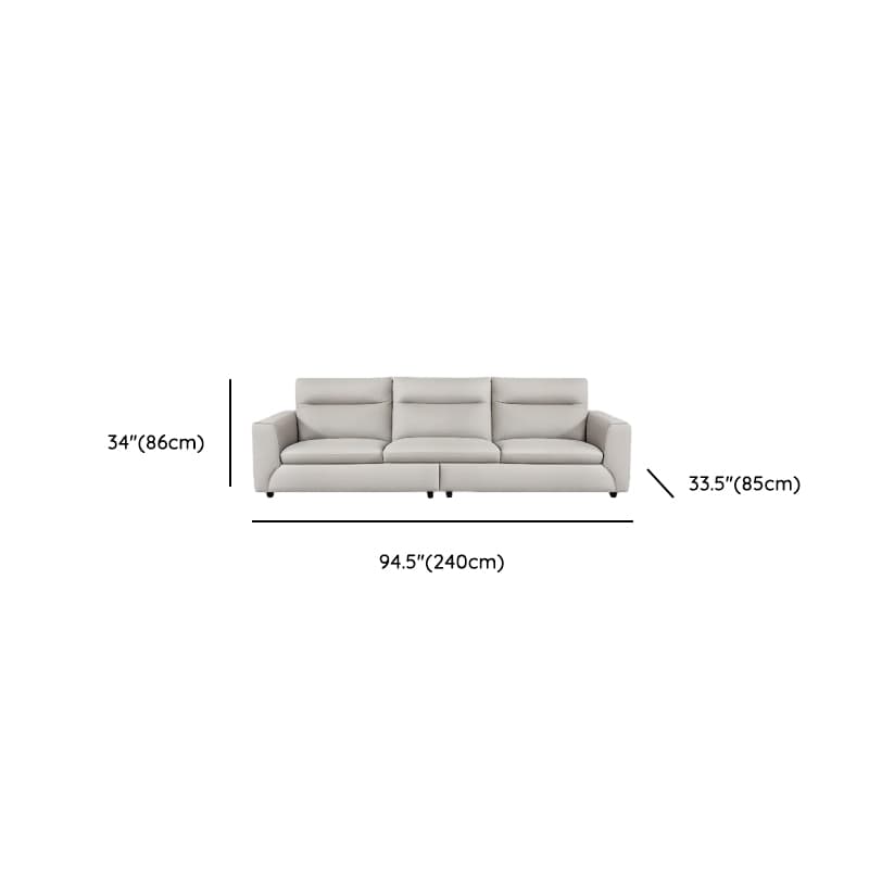 Straight/L-Shape Cotton Upholstered Sofa Couch/Sofa Chaise, Horizontal/Right Hand Facing Orientation thumbnail 9