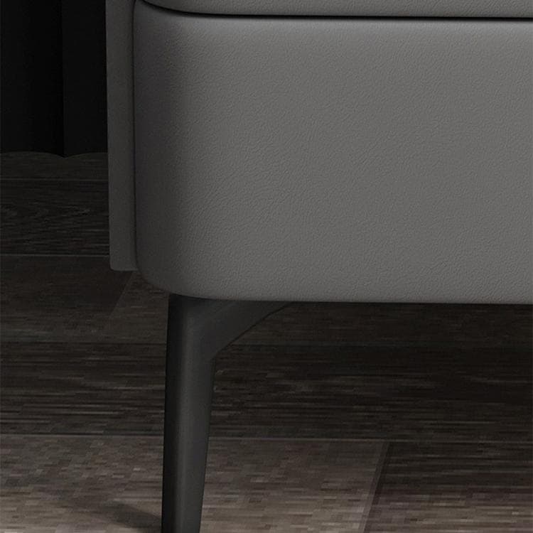 Modern Wooden 3-Drawer Nightstand Stone Countertop with Legs Partial Assembly Required thumbnail 18