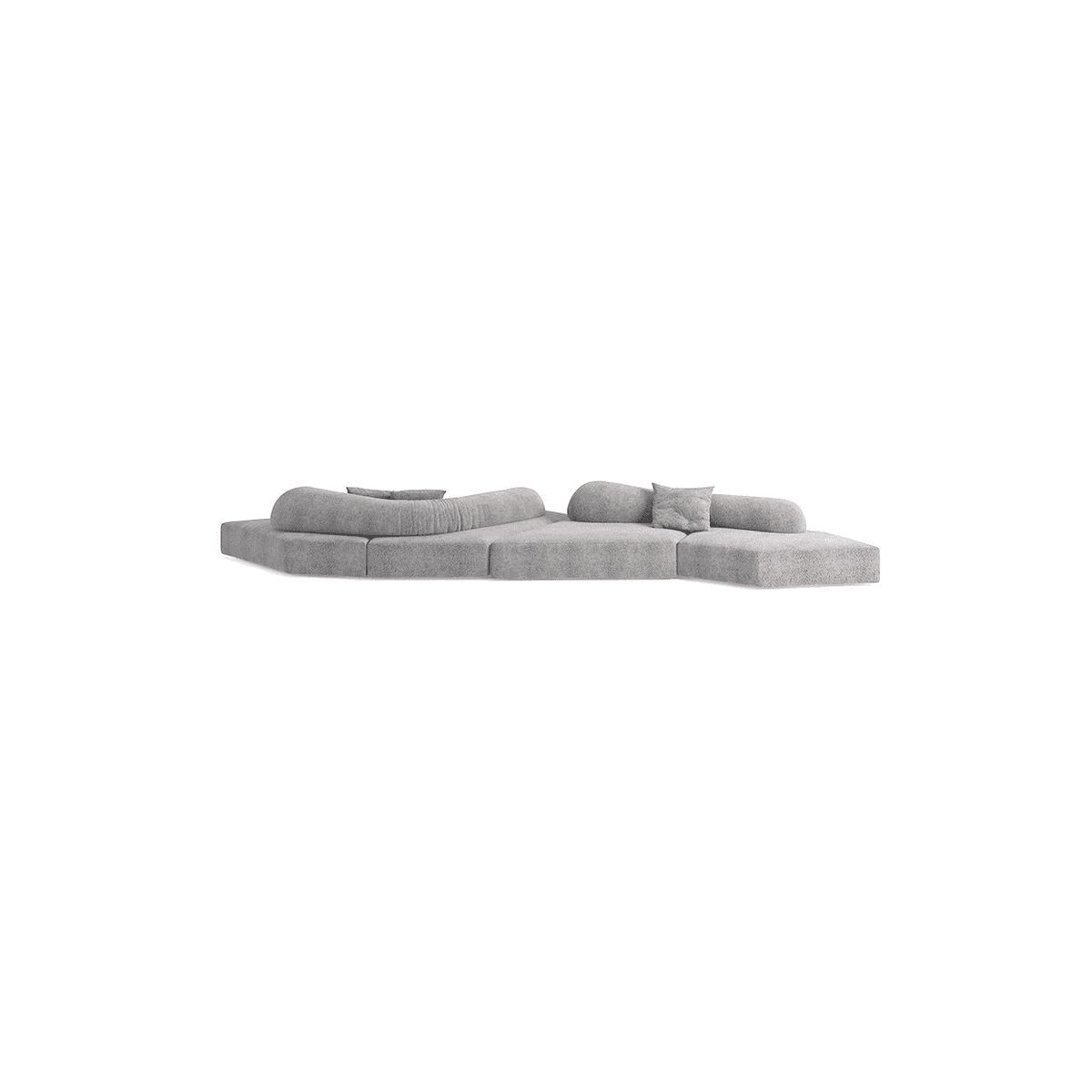 L-Shape/Straight Sofa/Corner Sectional with Left/Horizontal Orientation and Button-tufted Detail thumbnail 3