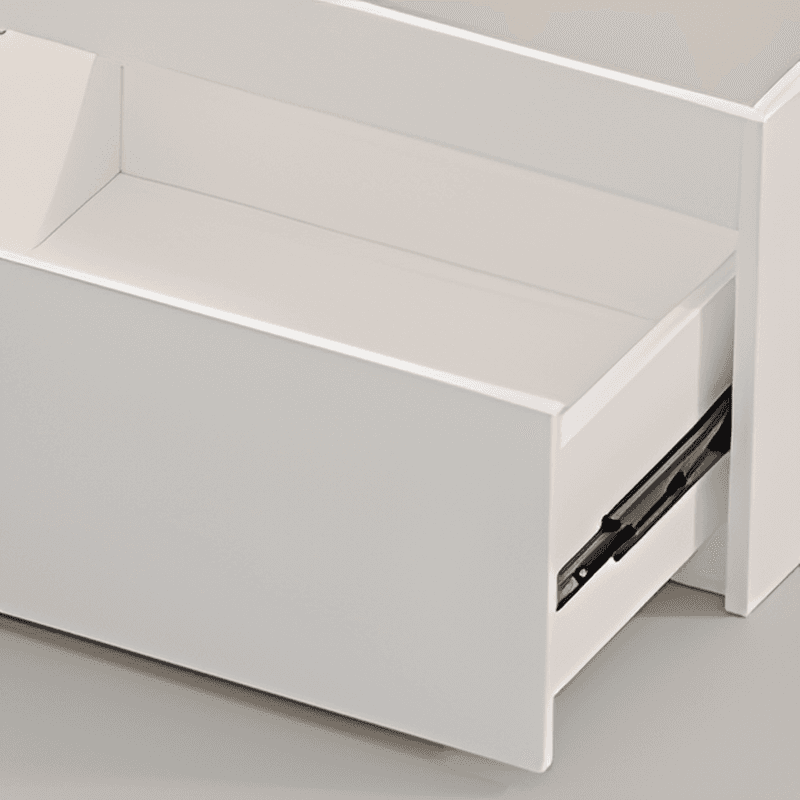 Solid Color Storage Included with 4 Storage Boxes and Reclaimed Wood Storage Drawer for Bedroom thumbnail 4