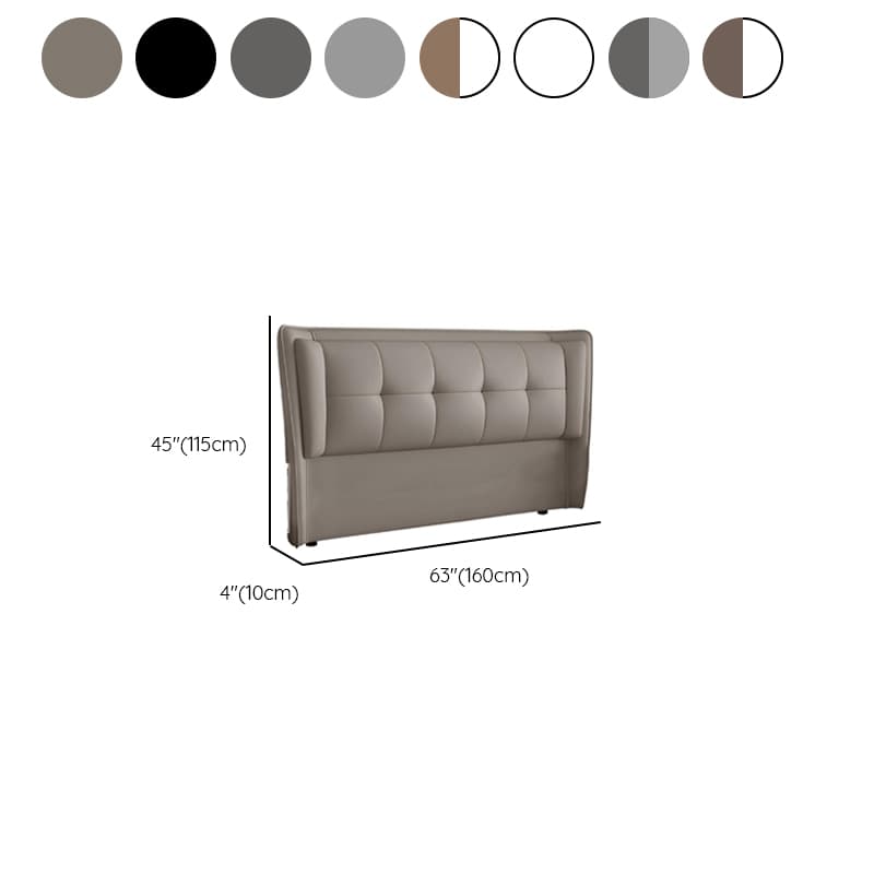 Standard（36-55“） Free-standing Standard Rectangular Full(54"W x 75"L) Stitch-tufted Wingback Headboard with Timber Frame and Sponge Filing thumbnail 14