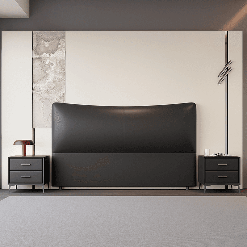 Modish Style Timber Panel Headboard with No Distressing, Rectangle Shape for Full/Twin XL/King Bed, Featuring Sponge Upholstery and Standard Height thumbnail 8