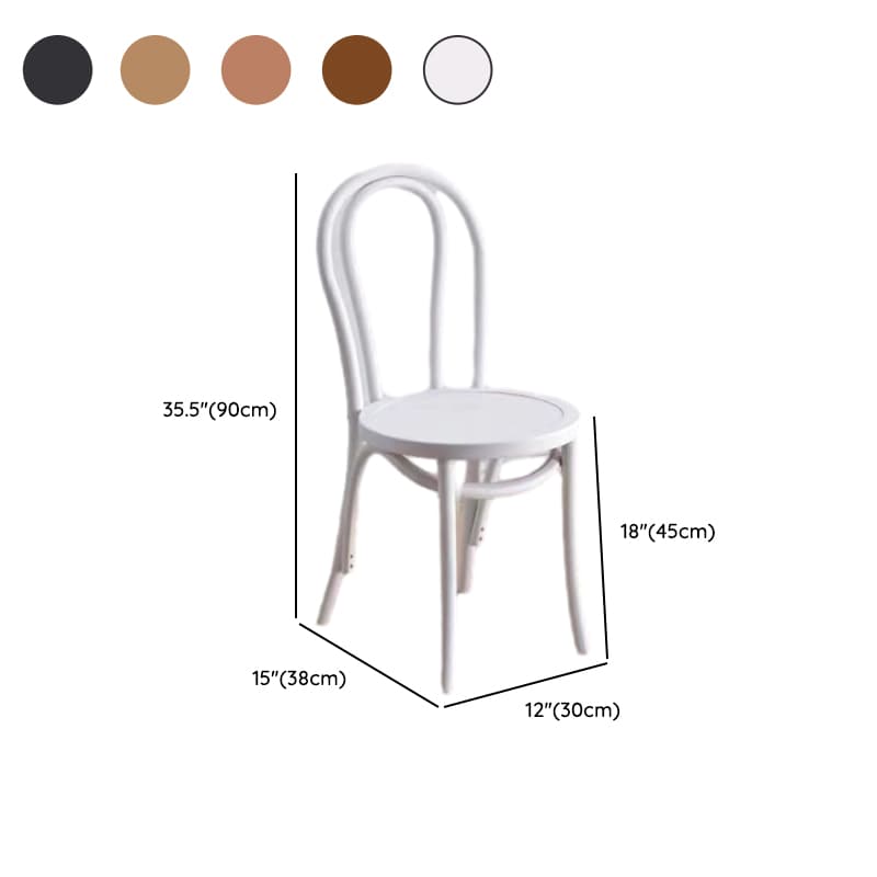 Reliable Outlined Intertwined Armless Chair for Restaurant Use thumbnail 19