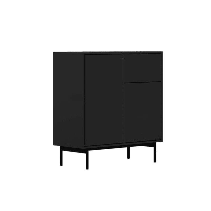 Ground Design Narrow Server with 2 or 1 Drawer, Drawers Storage, Alterable Shelf, and 3 or 2 Doors Tabletop thumbnail 8