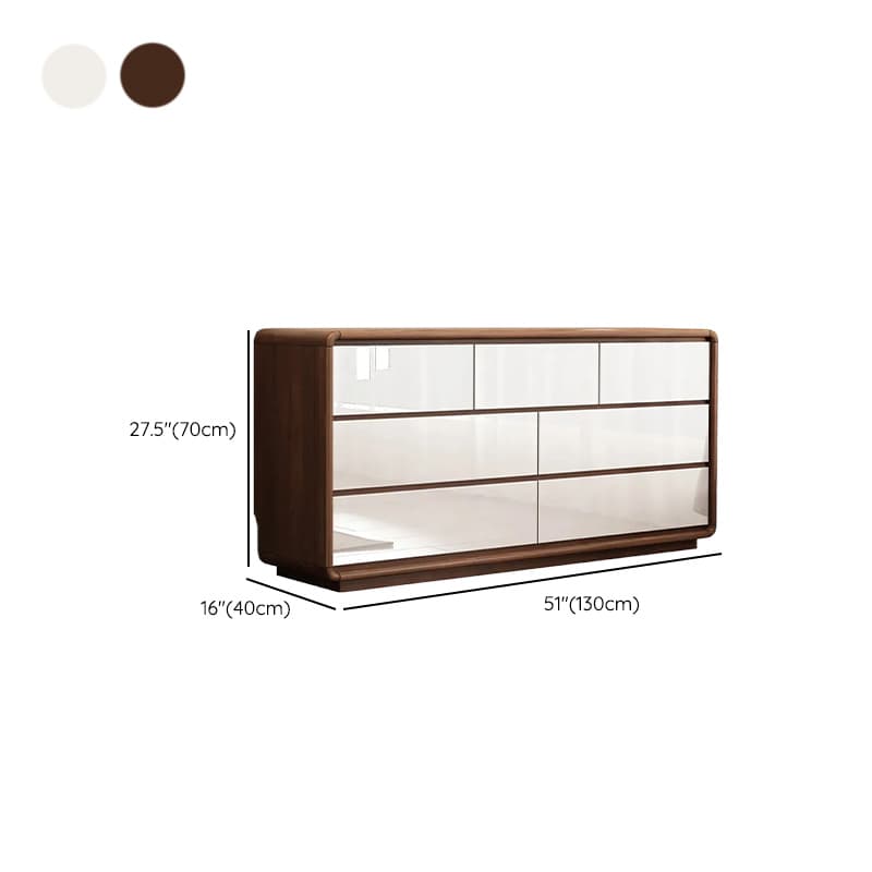 Modish Raw Wood Square Double Dresser/Bachelor Chest/Wardrobe Chest with 6 Drawers/7 Drawers/5 Drawers in Horizontal/Vertical Orientation thumbnail 17