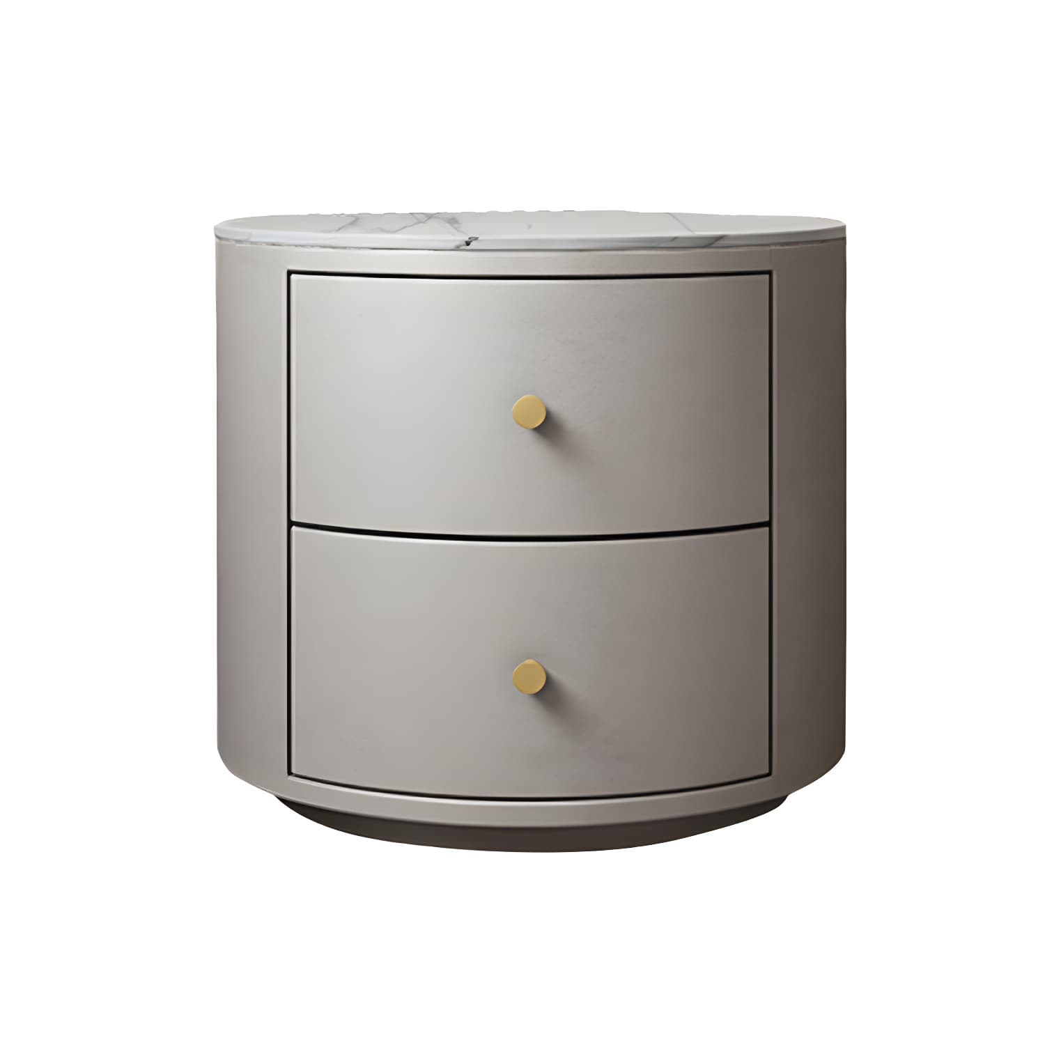 Modern Faux Leather Nightstand Table Solid Wood Drawer Storage Bed Nightstand thumbnail 6