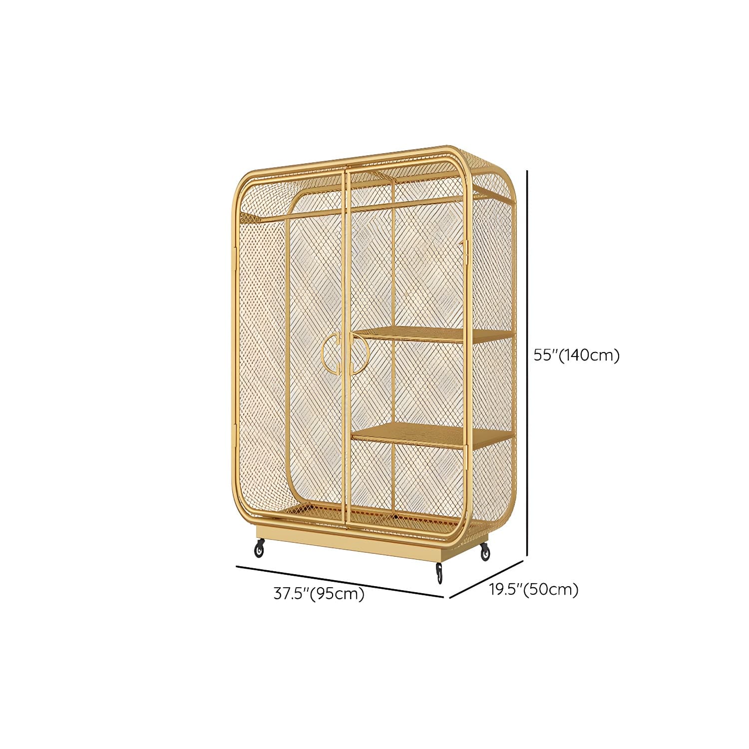 Contemporary Wardrobe Closet Metal Wardrobe Cabinet for Bedroom thumbnail 30