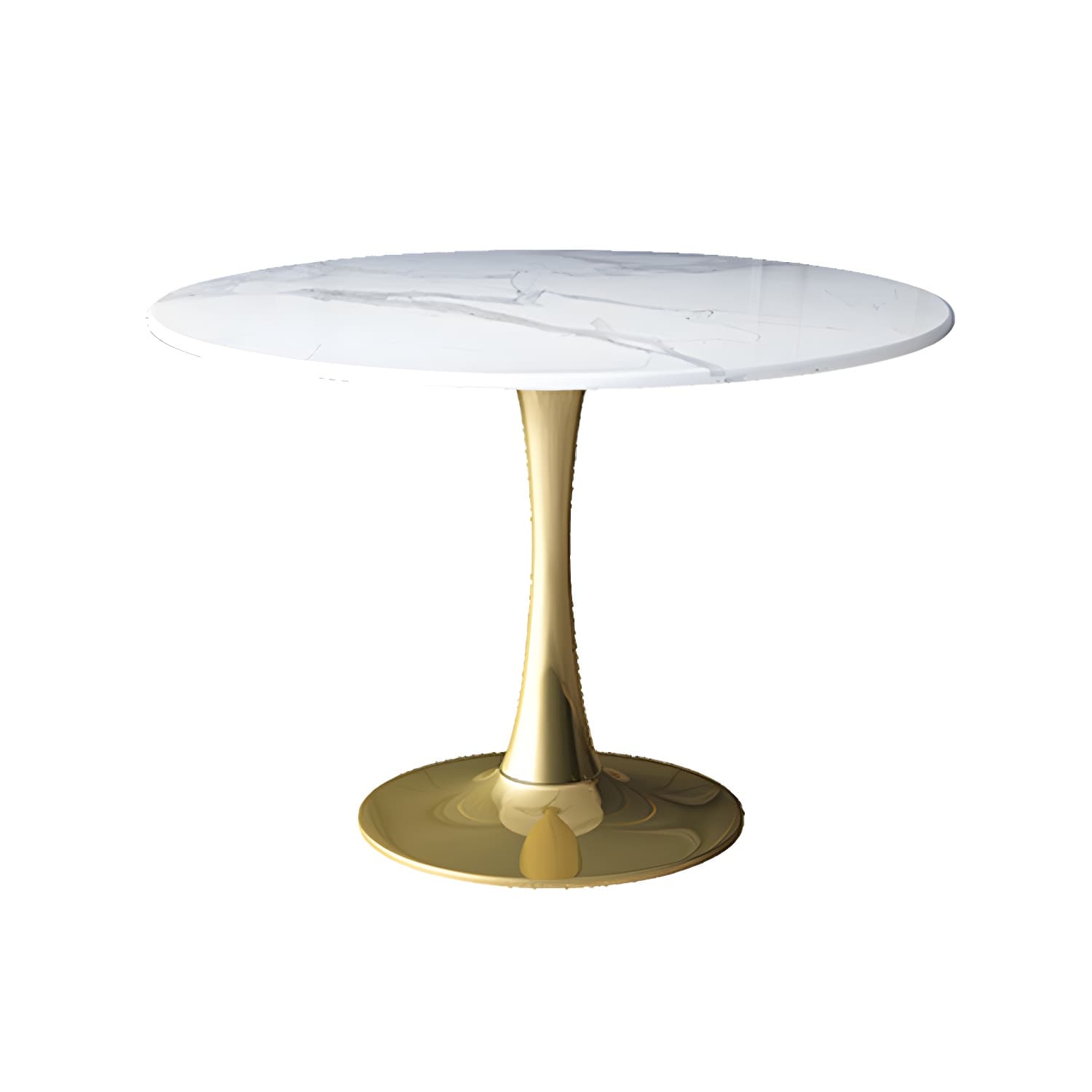 Sintered Stone Dining Table Traditional Luxury Dining Table with Gold Base thumbnail 7