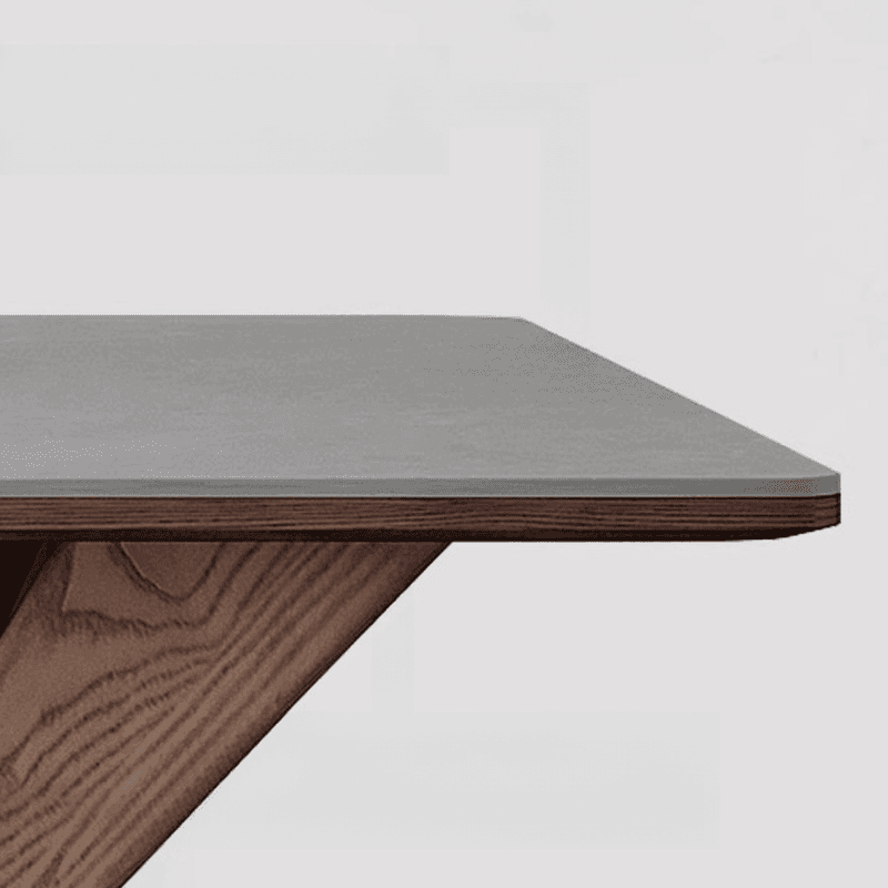 Slate Stone Dining Table Set for 6 People in Dove Grey thumbnail 6