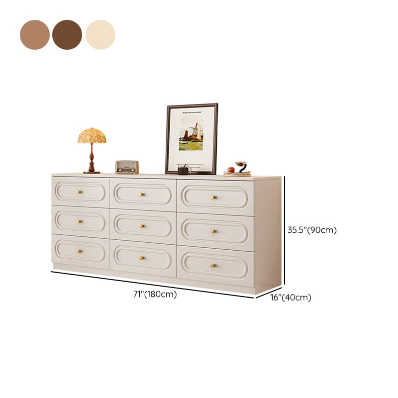 Casual Composite Wood Double Dresser/Bachelor Chest in Horizontal/Vertical Orientation thumbnail 15