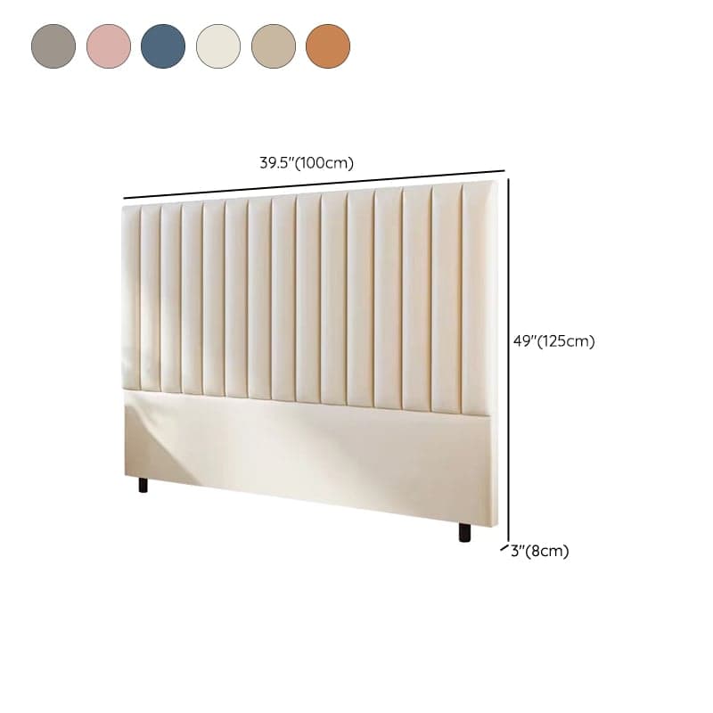 Modern Upholstered Pine Headboard with Leather Upholstery and Wood Legs thumbnail 16
