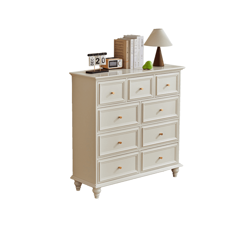 Casual Raw Wood Console Dresser/Semainier with 5/7/9 Drawers in Horizontal/Vertical Orientation thumbnail 3