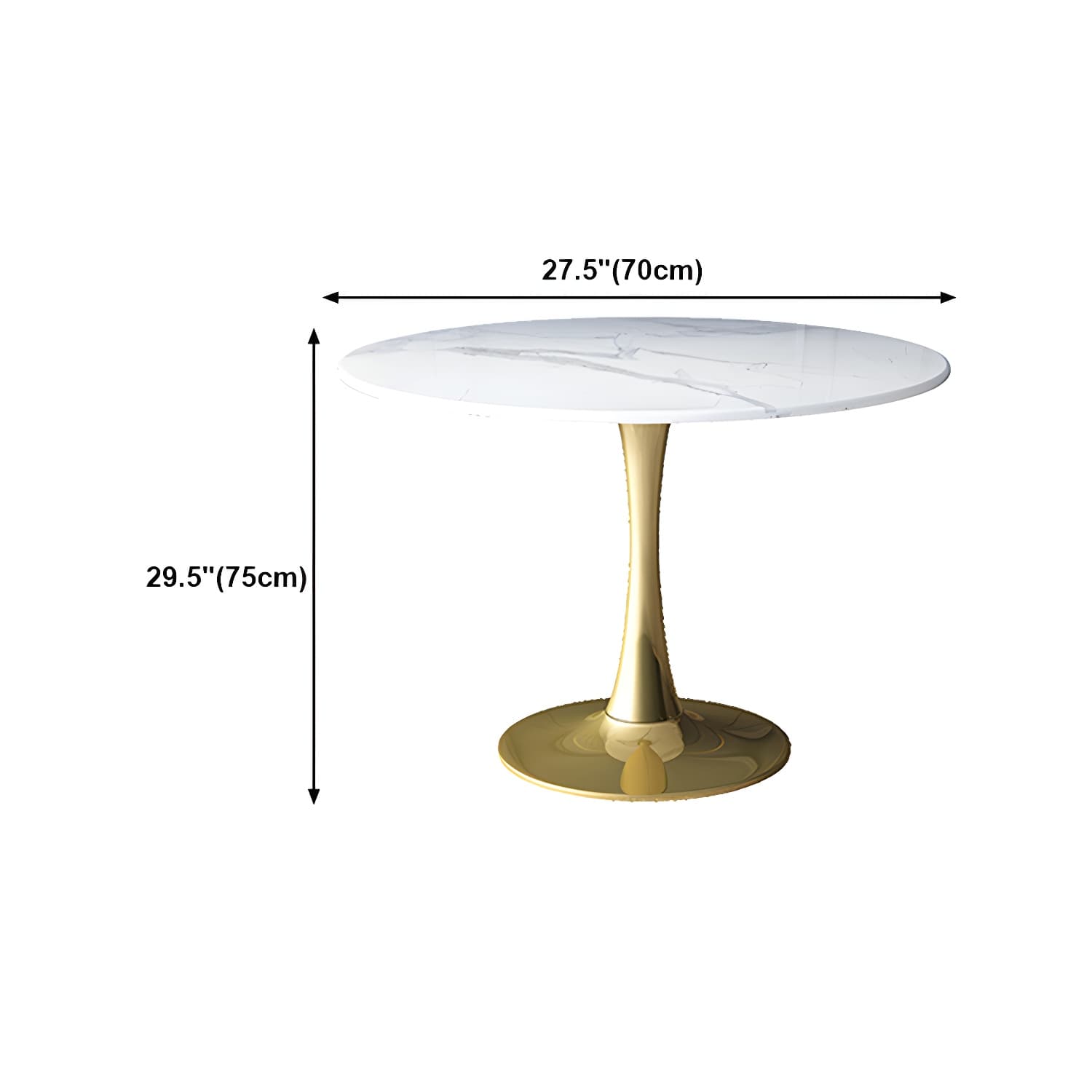 Sintered Stone Dining Table Traditional Luxury Dining Table with Gold Base thumbnail 31