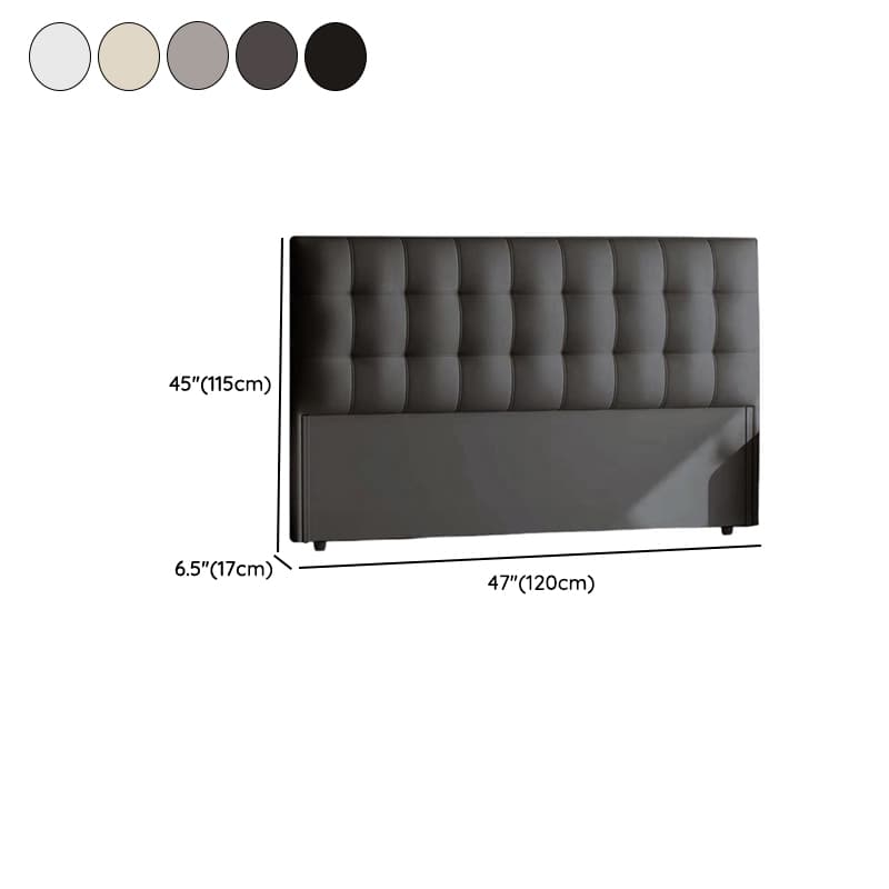 Trendy Panel Headboard with No Distressing, Piled Tufted Rectangle Design for King/Queen/Full Bed, Featuring Sponge Upholstery and Standard Height thumbnail 10