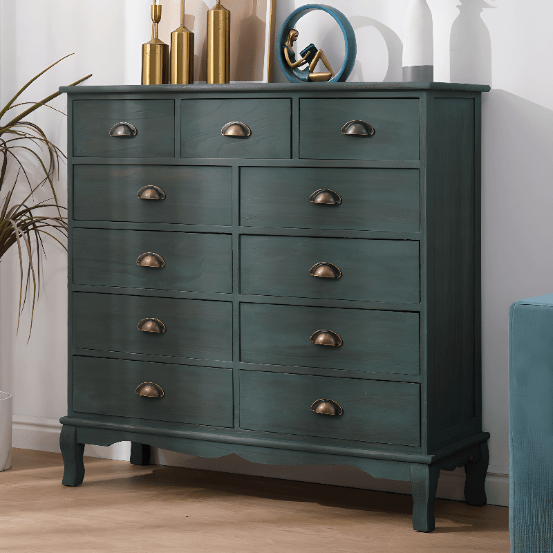 Retro Parlor Standalone Accent Chest with Reclaimed Wood thumbnail 3