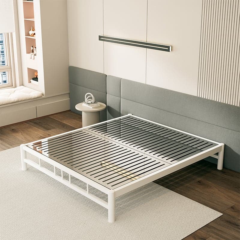 Solid Color Stainless Steel Platform Bed for Bedroom thumbnail 6