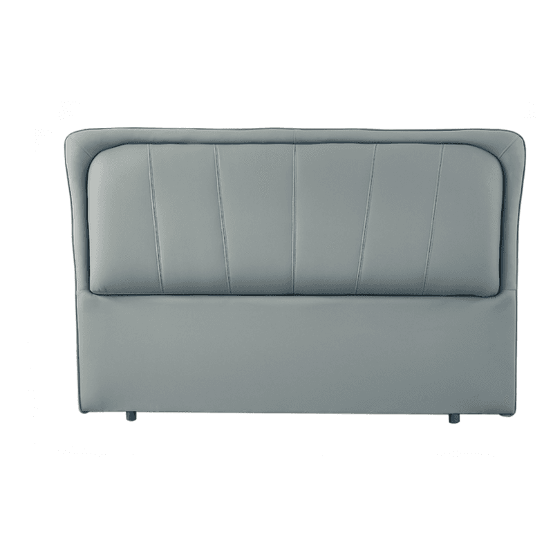 Free-standing Standard Standard（36-55“） Rectangle Full(54"W x 75"L) Panel Headboard With Legs, Sponge Filing and Wood Frame thumbnail 1