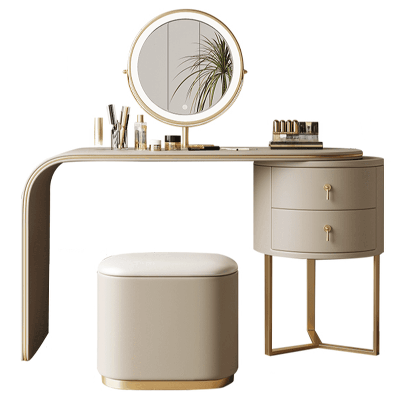 Illuminating Vanity Set with Adjustable Touch & Adjustable Brightness, with Desk thumbnail 10